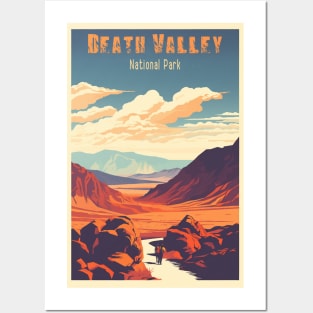 Death Valley National Park Vintage Travel  Poster Posters and Art